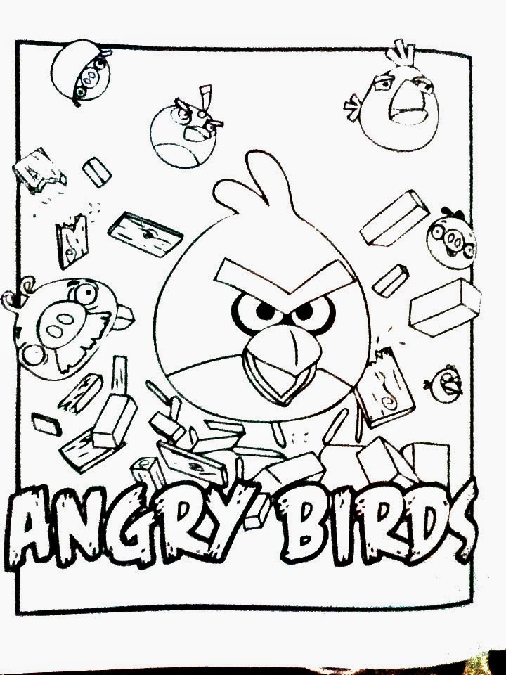 Dibujos de Angry Birds para COLOREAR | Material para maestros,  Planeaciones, exámenes, material didáctico y más | EducAnimando