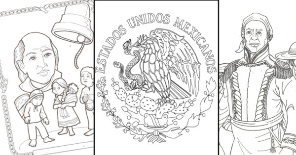 Imágenes y Dibujos para colorear sobre la Independencia de México |  Material para maestros, Planeaciones, exámenes, material didáctico y más |  EducAnimando
